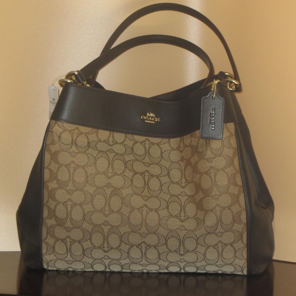 Coach Lexy F27579 Signature Jacquard shoulder bag - Picture 2 of 8